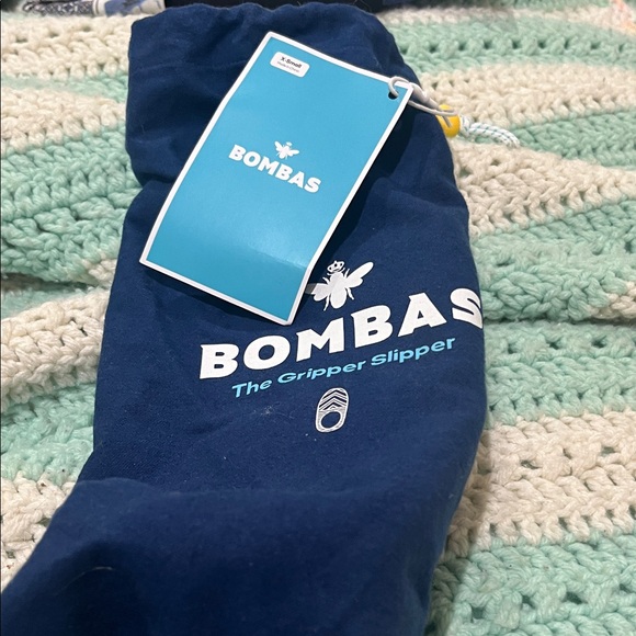 Bombas Gray Gripper Slipper - Picture 1 of 3